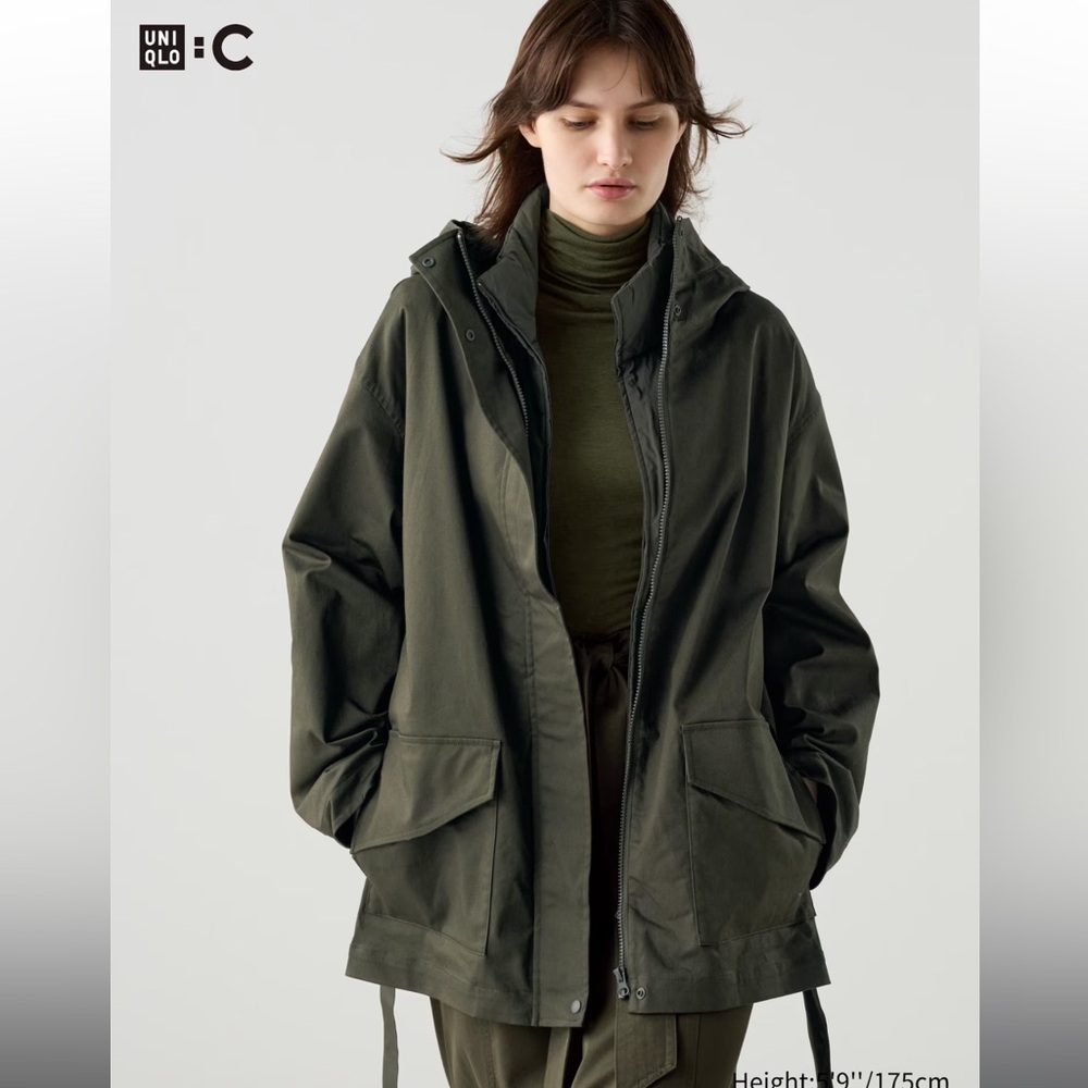 Uniqlo C 3way Oversized Half Coat